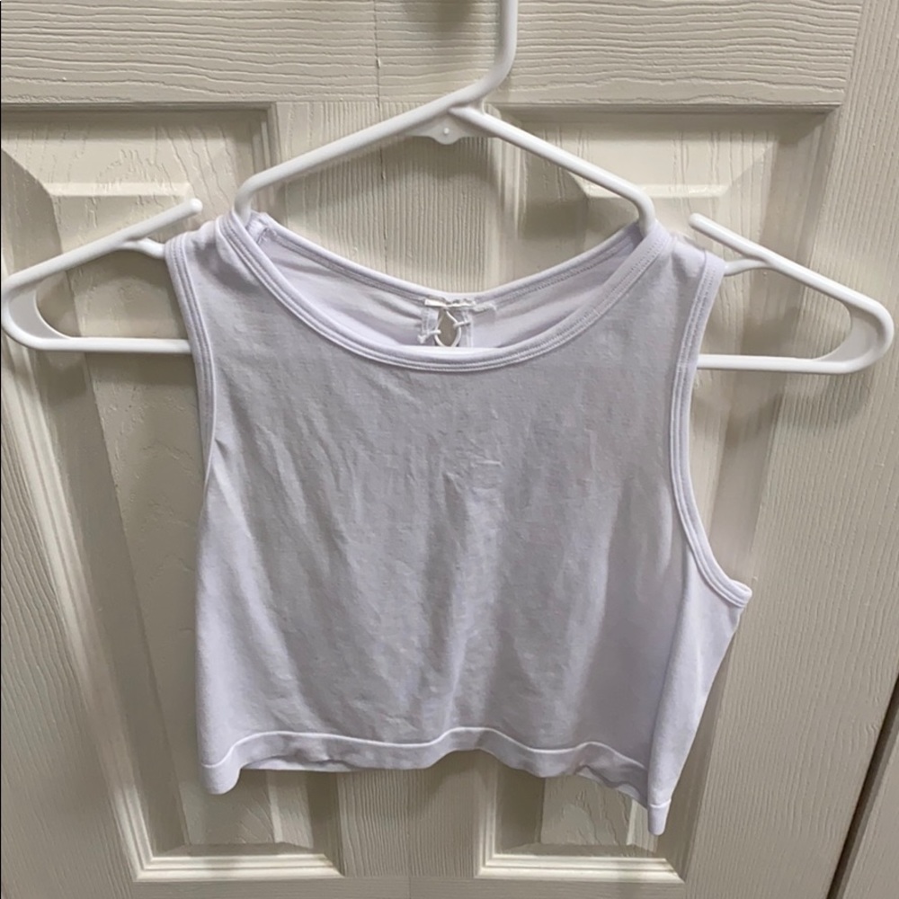 Fabletics Bree Lace Up Crop Top